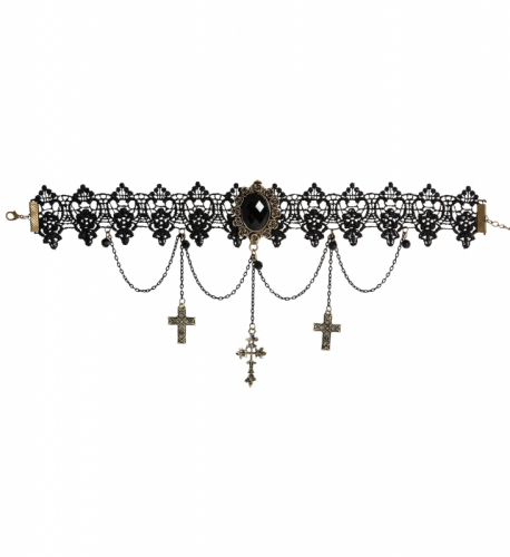 Halsband Gothic Choker i gruppen Hgtider / Halloween / Halloweentillbehr hos PARTAJSHOP AB (03342)