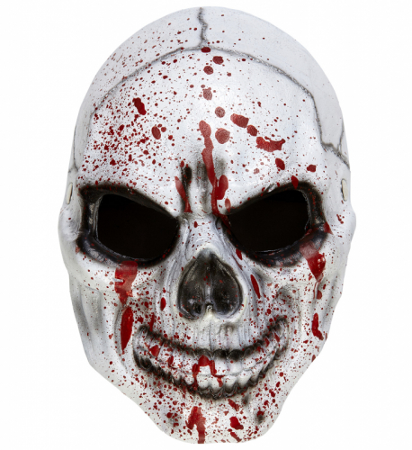 Mask Ddskalle med blodstnk i gruppen Hgtider / Halloween / Halloweenmasker hos PARTAJSHOP AB (05394)