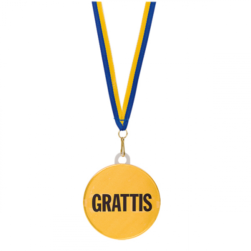 Chokladmedalj Grattis i gruppen Hgtider / Studenten / Studentpresenter hos PARTAJSHOP AB (78011)