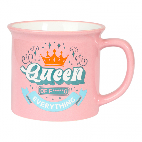 Mugg Queen of fxxxxxg everything  i gruppen Roliga prylar / Glas och muggar / Muggar hos PARTAJSHOP AB (81314)