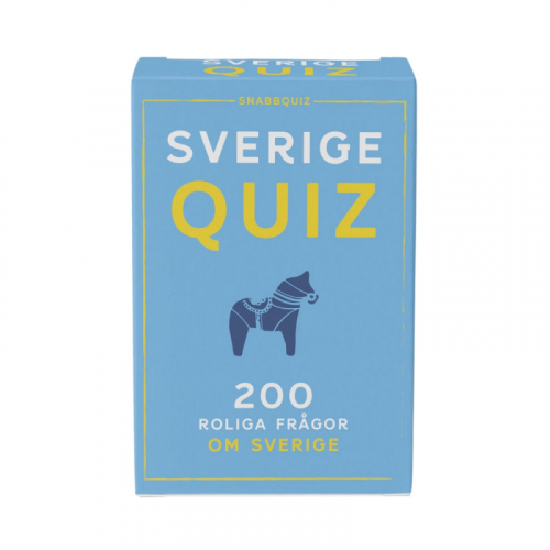 Snabbquiz Sverige i gruppen Roliga prylar / Spel & lek  hos PARTAJSHOP AB (93187)