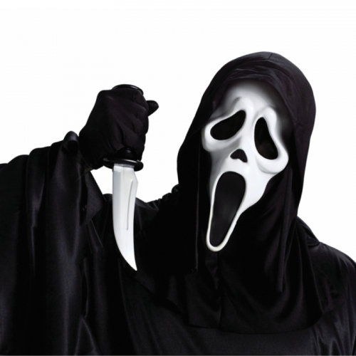 Scream mask och kniv i gruppen Hgtider / Halloween / Halloweentillbehr hos PARTAJSHOP AB (95677)