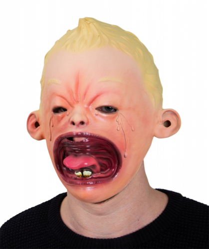 Mask Grtande baby i gruppen Hgtider / Halloween / Halloweenmasker hos PARTAJSHOP AB (96478)