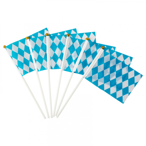 Handflaggor Oktoberfest 6-pack  i gruppen Hgtider / Oktoberfest / Oktoberfest tillbehr  hos PARTAJSHOP AB (97182)