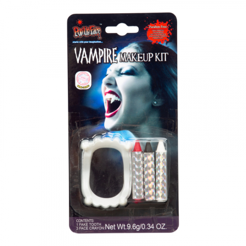 Vampyrtnder och sminkkritor i gruppen Hgtider / Halloween / Halloweensmink hos PARTAJSHOP AB (97380)