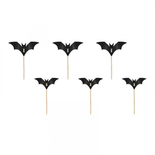 Picks Fladdermss 6-pack i gruppen Hgtider / Halloween / Halloweendukning hos PARTAJSHOP AB (KPM37)