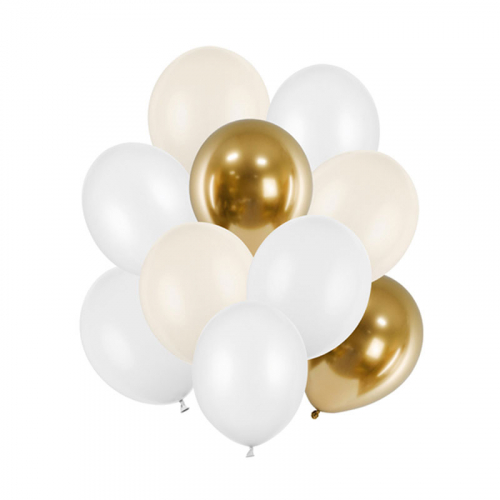 Ballonger Beiga nyanser 10-pack i gruppen Hgtider / Dop / Dop Ballonger hos PARTAJSHOP AB (ZBL3)