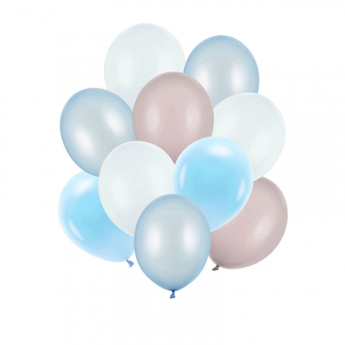 Ballonger Bla nyanser 10-pack i gruppen Festartiklar / Festteman / Fdelsedagsfest / Bltt hos PARTAJSHOP AB (ZBL5)