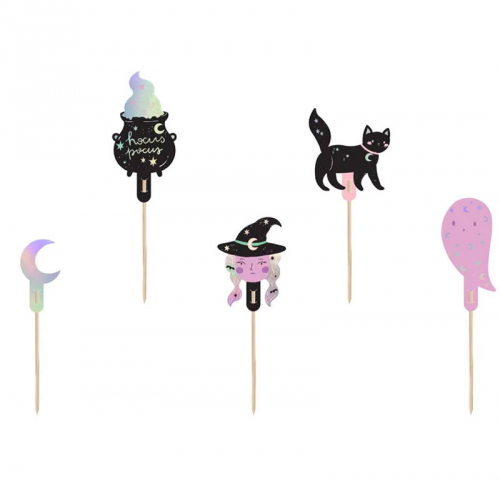 Halloween cake toppers i gruppen Festartiklar / Bakning & tbart  / Trtdekorationer hos PARTAJSHOP AB (kpm33)