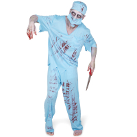 Kirurg Zombie Maskeraddrkt i gruppen Hgtider / Halloween / Halloweendrkter / Zombiedrkter hos PARTAJSHOP AB (24-84052-03-r)