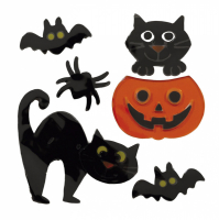 Fönsterdecor halloween