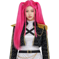 Peruk Rosa k pop vuxen