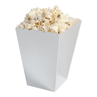 Popcornbägare Silver