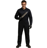 Maskeradkläder svart overall