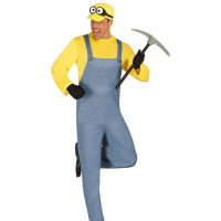 Gul hjälpreda Maskeraddräkt