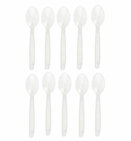 Teskedar 13 cm transparent