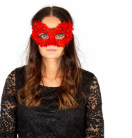 gonmask in lace red