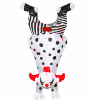 Uppblåsbar clown kostym